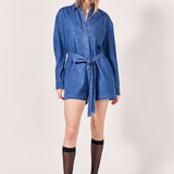 Denim Romper