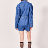 Denim Romper