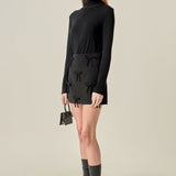 Bow Detailed Mini Skirt