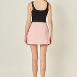 Bow Detailed Mini Skirt