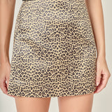 Leopard Mini Skirt