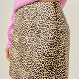 Leopard Mini Skirt
