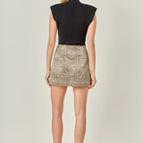 Leopard Mini Skirt