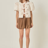 Coquette Bow Crop Top