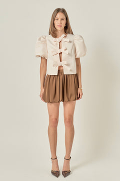 Coquette Bow Crop Top
