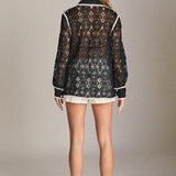 The Margaux Crochet Shirt