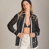 The Margaux Crochet Shirt