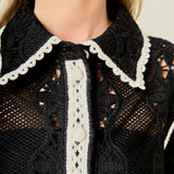 Margaux Crochet Shirt