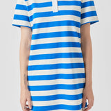 Stripe Collar Mini Dress