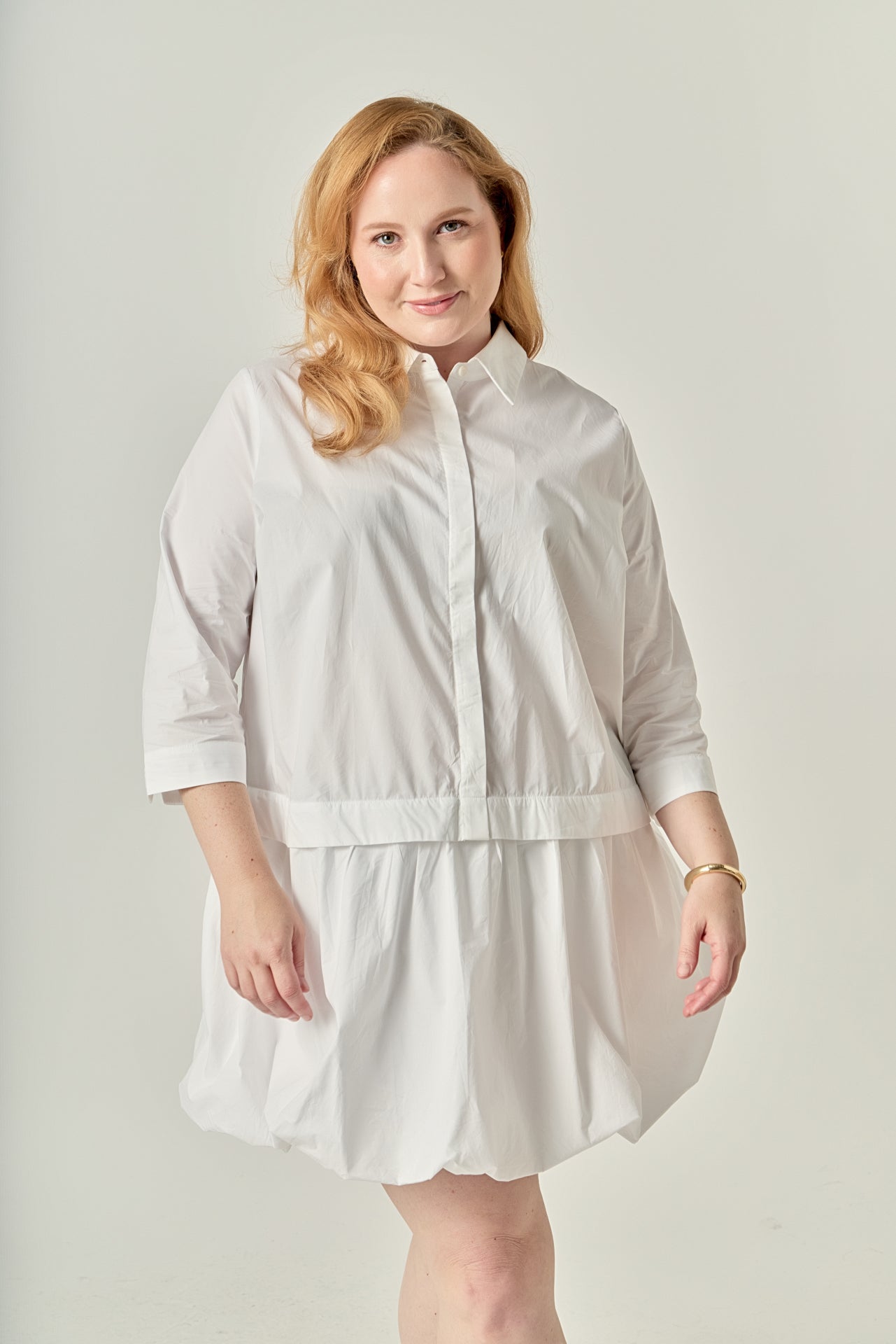 bubble shirt dress Bubble Hem Shirt Dress