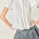 Peplum Shirt Top