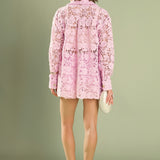 Willow Floral Guipure Lace Shorts