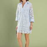 Iris Guipure Lace Mini Dress