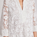 Guipure Lace Mini Dress