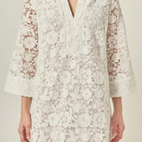 Guipure Lace Mini Dress