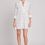 Guipure Lace Mini Dress