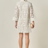 Guipure Lace Mini Dress