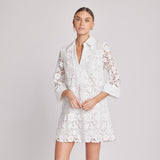 Guipure Lace Mini Dress
