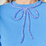 Beaded Bow Tee