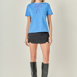 Beaded Bow Tee