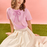 Beaded Bow Tee