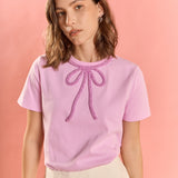 Beaded Bow Tee
