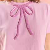 Beaded Bow Tee