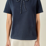 Beaded Bow Tee