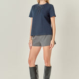 Beaded Bow Tee