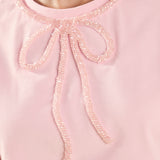 Annabelle Beaded Bow Tee