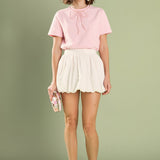 Annabelle Beaded Bow Tee