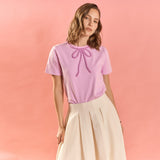 Beaded Bow Tee