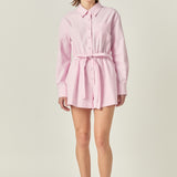 Oxford Belted Romper