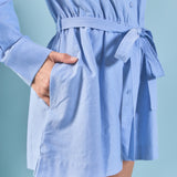 Oxford Belted Romper