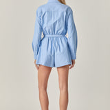 Oxford Belted Romper
