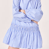 Francine Striped Balloon Mini Dress