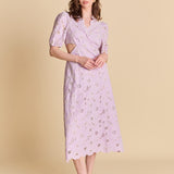 Lilac Bloom Cutout Dress