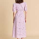 Lilac Bloom Cutout Dress
