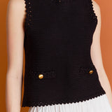 Sleeveless Knit Top