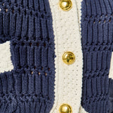 Contrast Sleeveless Knit Top