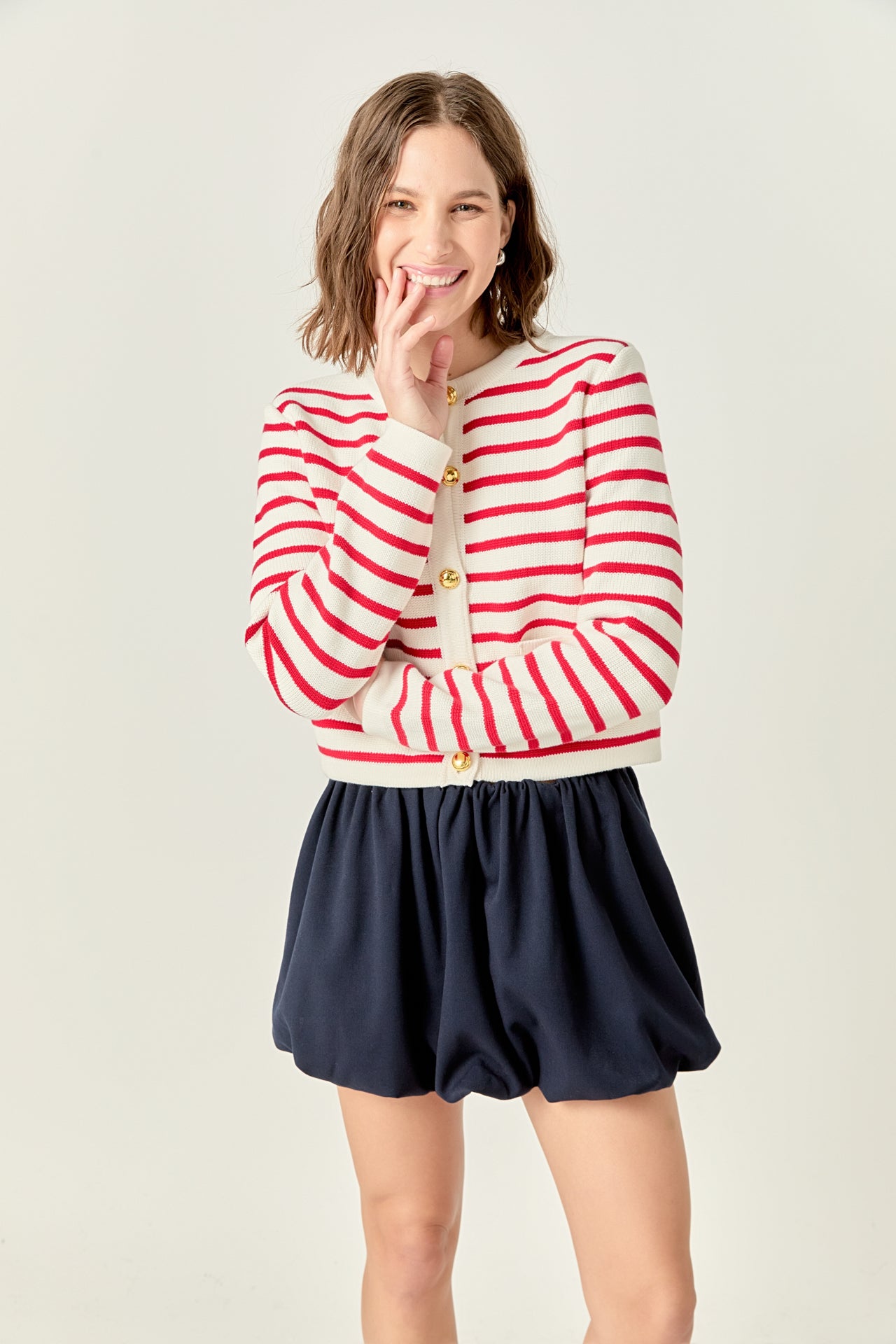 Stripe Cardigan