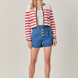 Stripe Cardigan