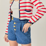 Stripe Cardigan
