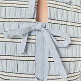 Bow Front Puff Sleeve Top