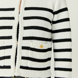 Braided Stripe Cardigan