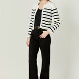 Braided Stripe Cardigan