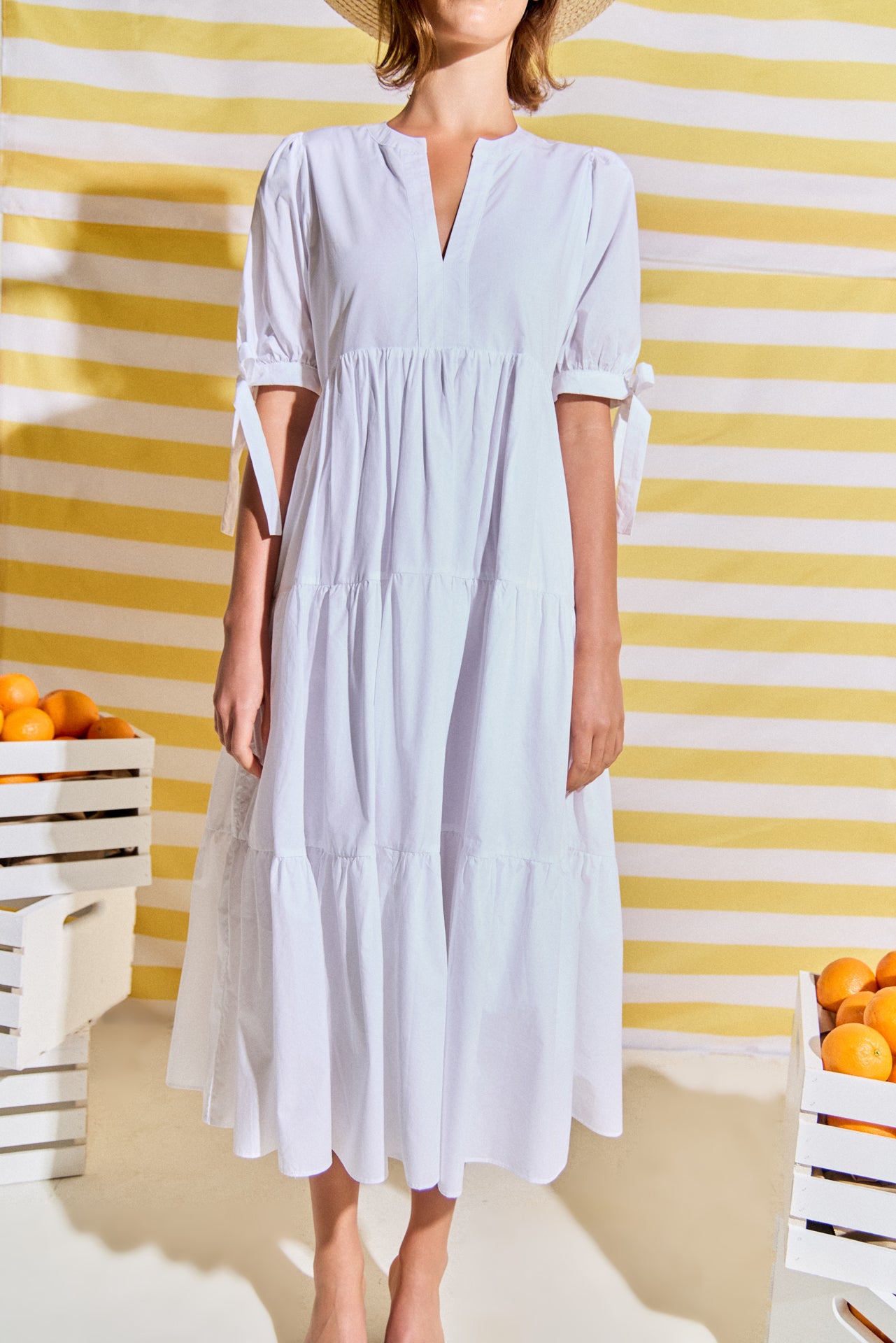 english factory midi dress Shirt quality textured fabric this dress definitely stands out English Factory - Gingham Check