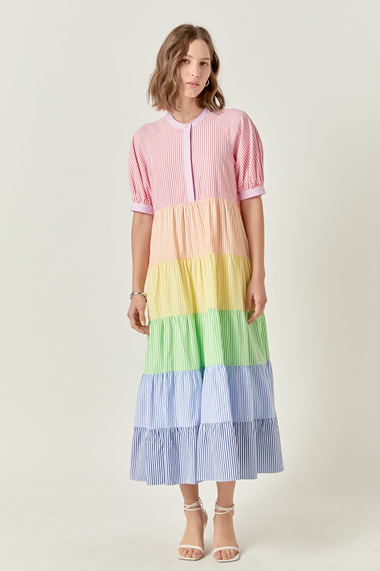 Women's Midi Dresses | Floral, Tiered, Puff Sleeve – English