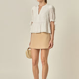 The Clara Peplum Top
