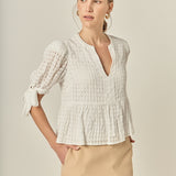 The Clara Peplum Top